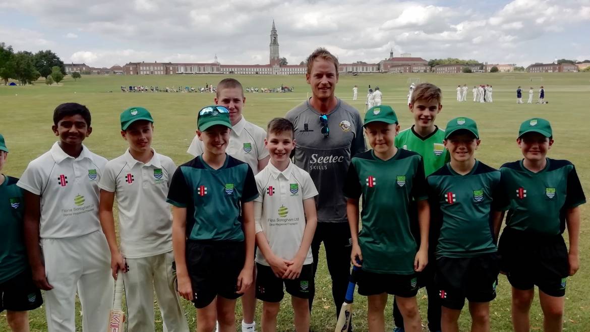 England and Essex’s Tom Westley visits MCCF – Day One