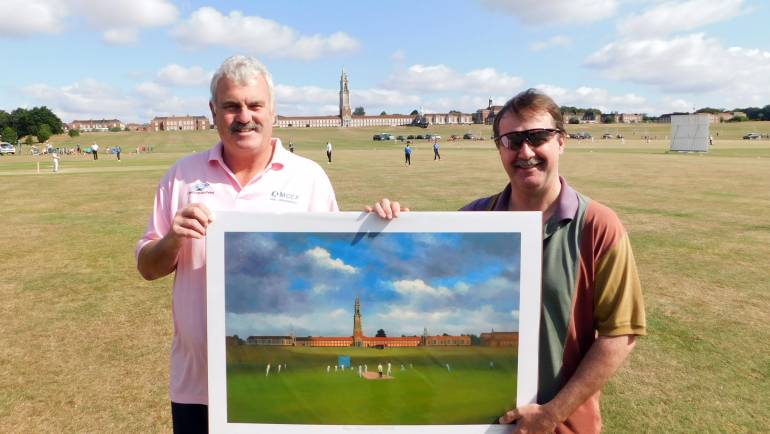 England wicketkeeping legend paints the School’s Cricket scene