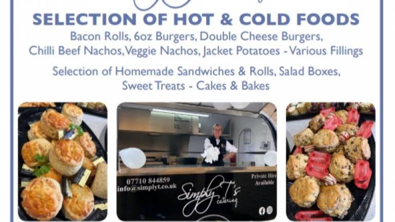 Simply T’s Catering will be available daily at MCCF